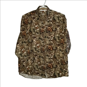 Kings Star Luxury Wear Long Sleeve Deer Camo Design Label Reads Size Medium